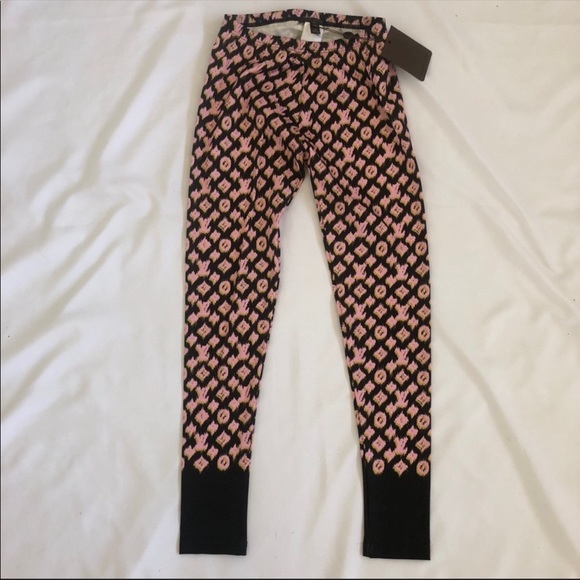 NWT Louis Vuitton Steven Sprouse Retired Monogram Leggings 38 - Picture 1 of 4